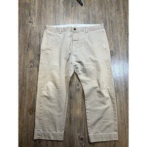 Todd Snyder Slim Fit Jeans Japanese Selvedge Chino Pants Mens Brown 38x27